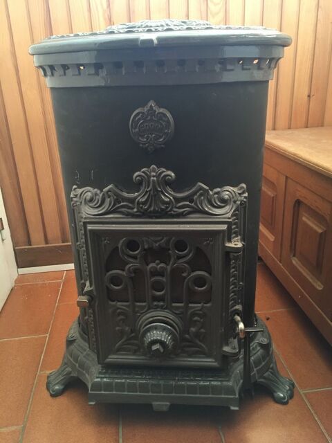 Poele � bois GODIN brun  120 �chenoz-la-M�line (70)