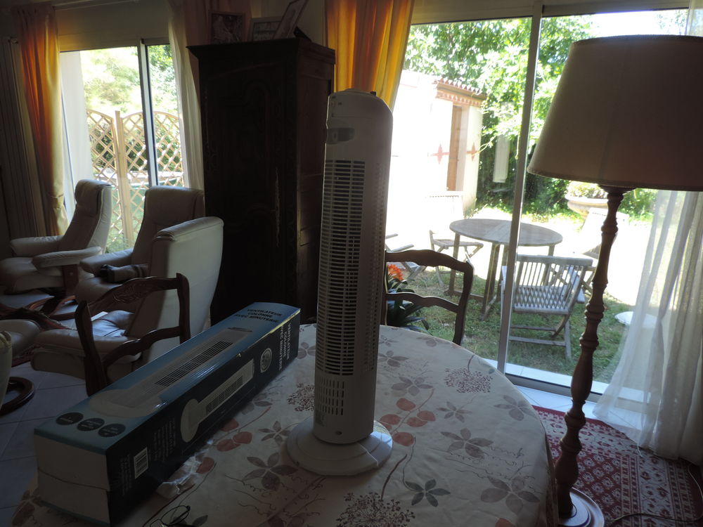VENTILATEUR A COLONNE AVEC MINUTERIE - 3 VITESSES - Electroménager