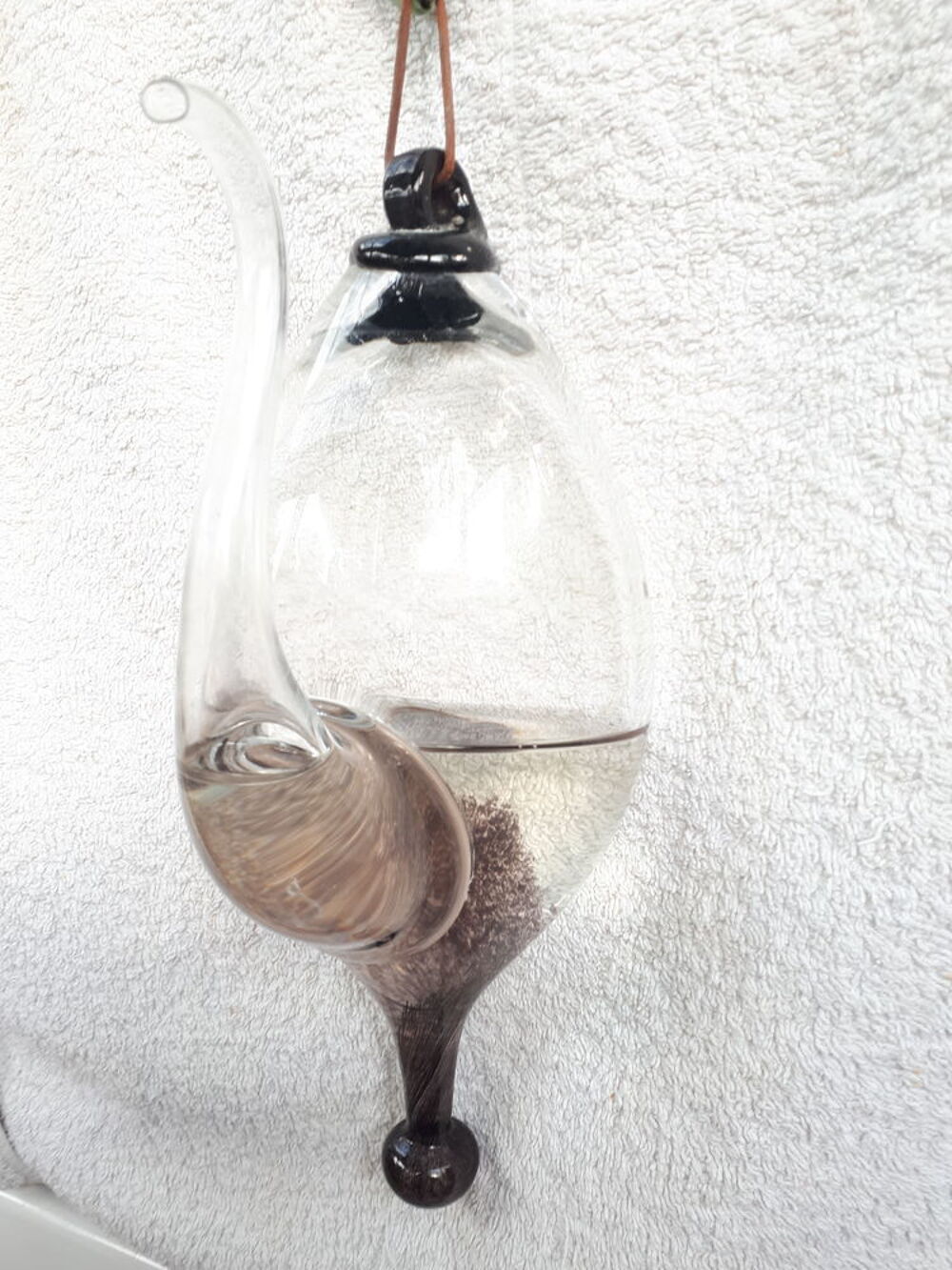 Verre tonnerre ou barom&egrave;tre Goethe anc&ecirc;tre du barom&egrave;tre 
