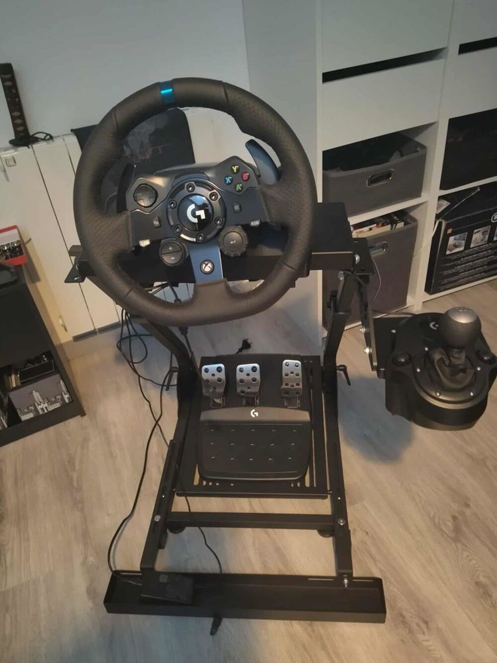 Volant support et levier de vitesse Consoles et jeux vidéos
