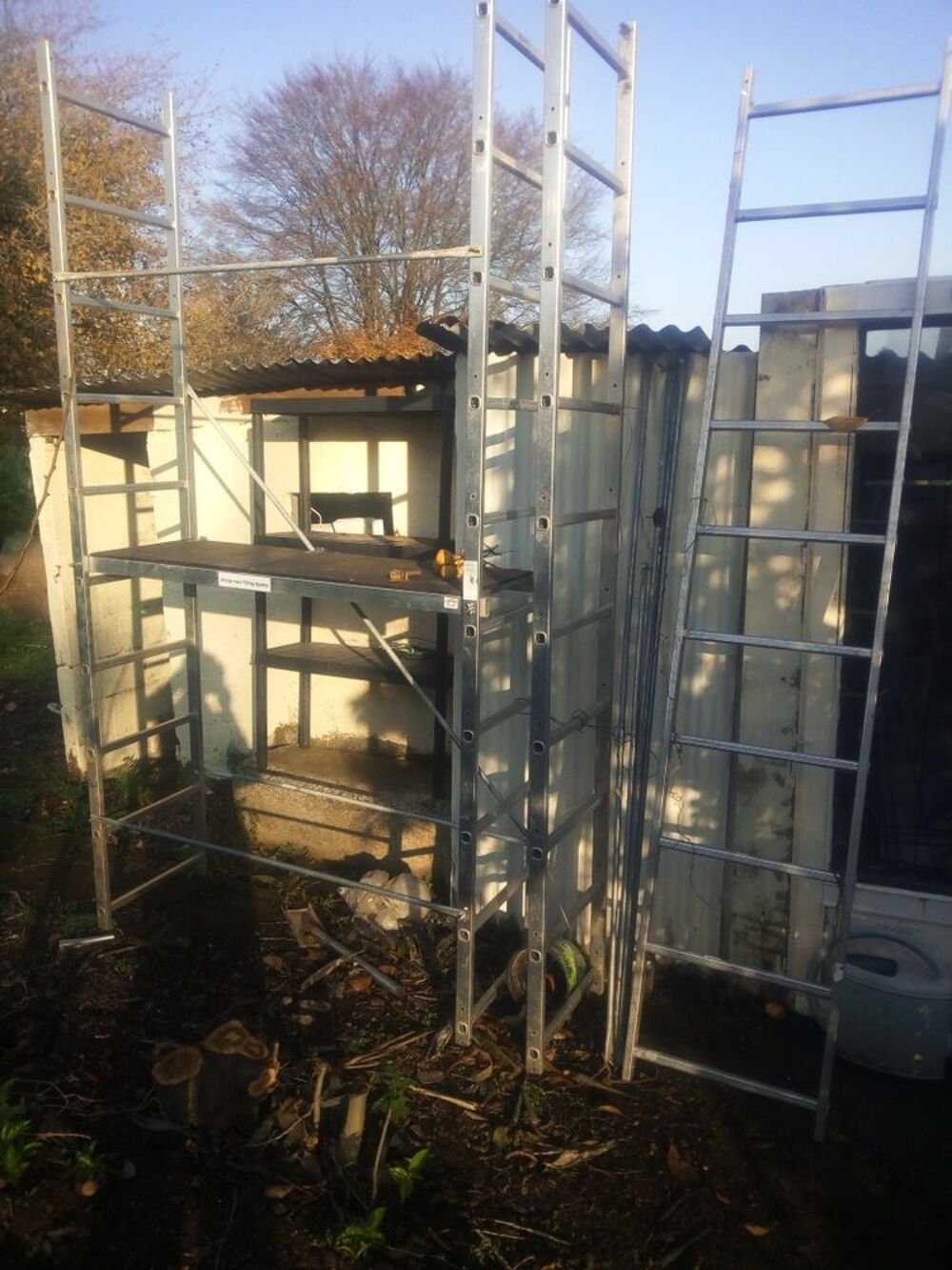 &eacute;chelle alu et echaff Bricolage