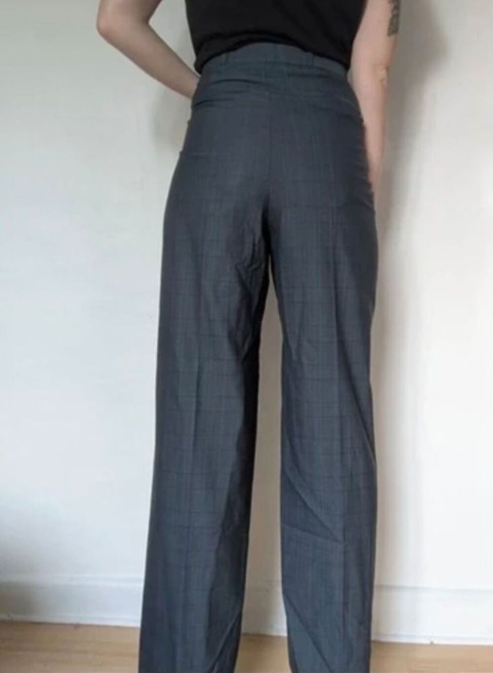 Vintage pleated plaid suit pants XXXL / 46 Vêtements