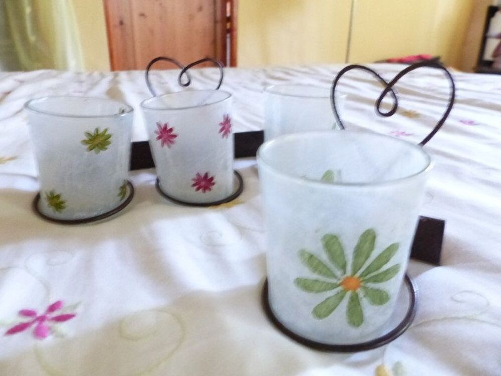 Bougeoirs muraux,1 triple, 1 simple Ambiance des Alpes 35e Décoration