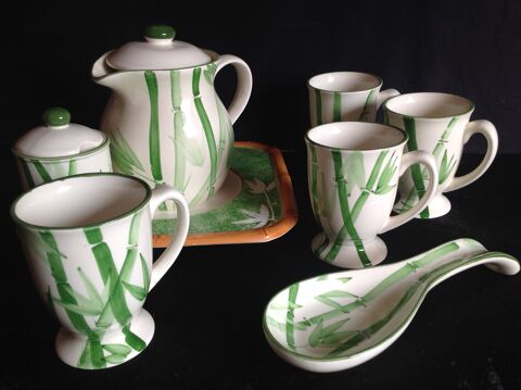 SERVICE EN C�RAMIQUE MOTIF BAMBOU Envoi Possible
39 Tr�gunc (29)