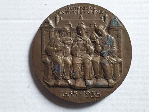 Médaille 300e Anniversaire du jardin des plantes 72 Bordeaux (33)