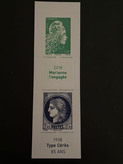 Carnet 1532 Marianne L'engag�e et  C�r�s neuf** de 2023. 42 Saint-Gilles (30)