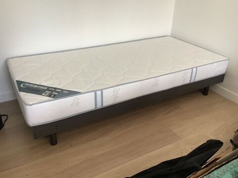 Sommier cadre � lattes + matelas lit 1 personne 0 Saint-Pair-sur-Mer (50)