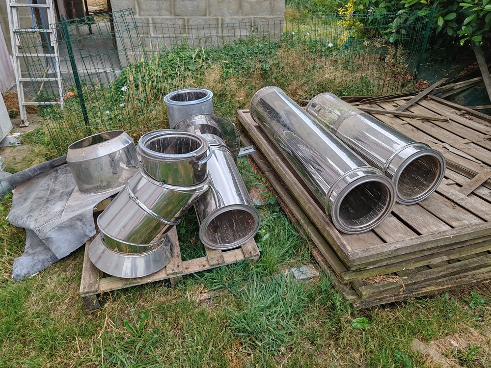 Conduit inox Poujoulat Bricolage
