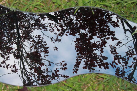 Miroir mural en forme de vague 5 Montigny-Lencoup (77)