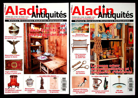REVUE ALADIN ANNEE 2023 COMPLETE BROCANTE- 12 N�s (TBE) 40 Gravelines (59)