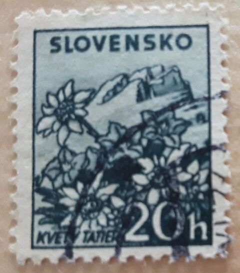 1 timbre à collection  SLOVAQUIE oblitéré 1 Pontoise (95)