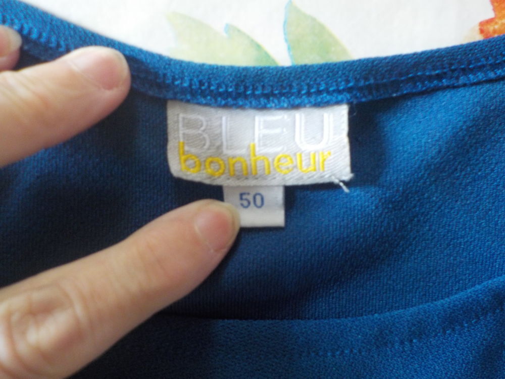 DEBARDEUR FEMME "BLEU BONHEUR" BLEU TAILLE 50 Vêtements