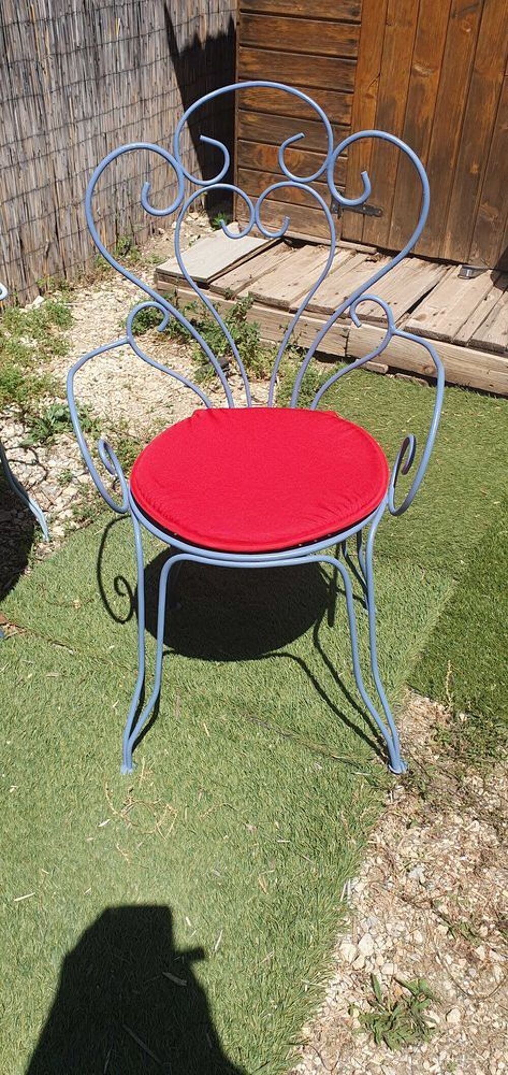 table et chaises forg&eacute; Jardin