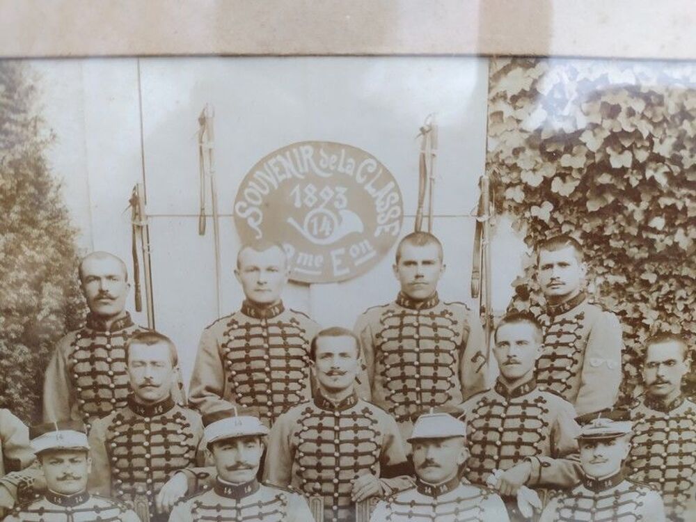 Photographie Militaires 14&egrave;me Rgt de Chasseurs &agrave; Cheval 1893 