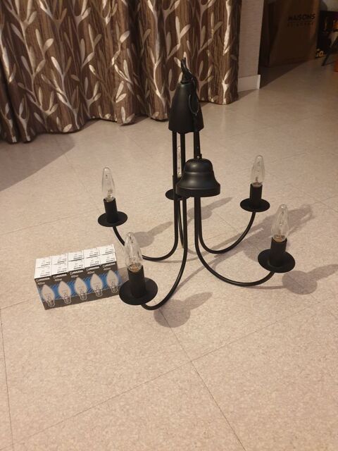 Lustre 5 branches noir 5 Saint-Denis (93)