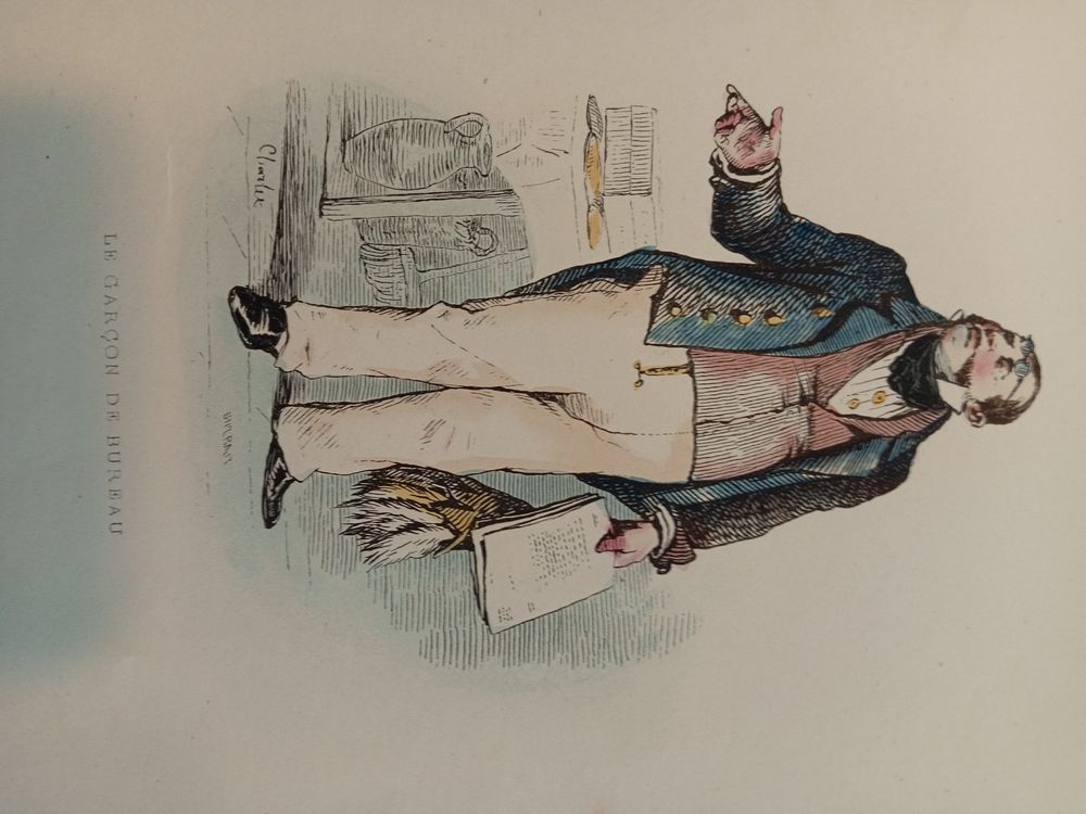 20 GRAVURES ORIGINALES DE 1830 METIERS EN COSTUMES 