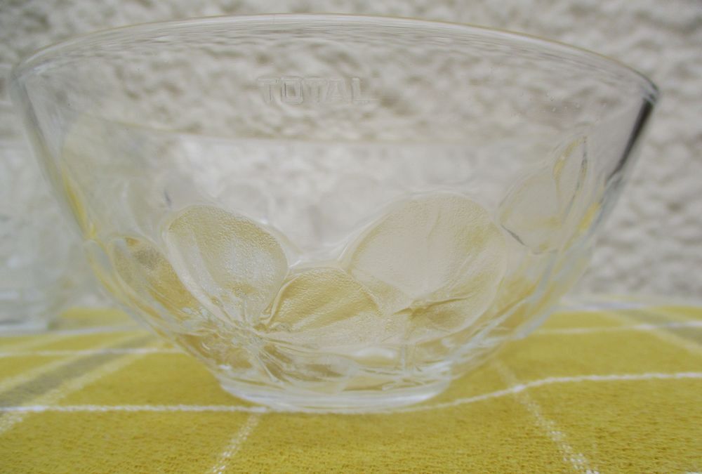 
Lot 4 Coupelles Publicitaires "TOTAL" : Fabrication France Cuisine