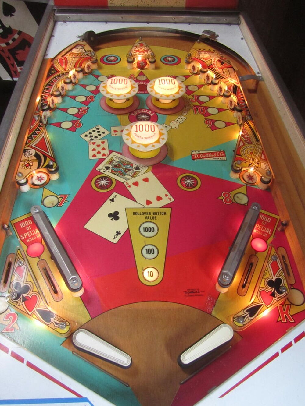 Flipper &eacute;lectrom&eacute;canique Gottlieb Jeux / jouets