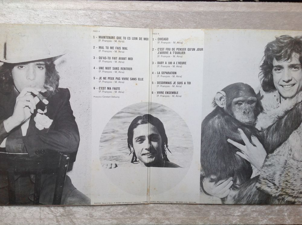 FREDERIC FRANCOIS CHICAGO DISQUE VINYLE 33 TOURS Envoi Possi CD et vinyles