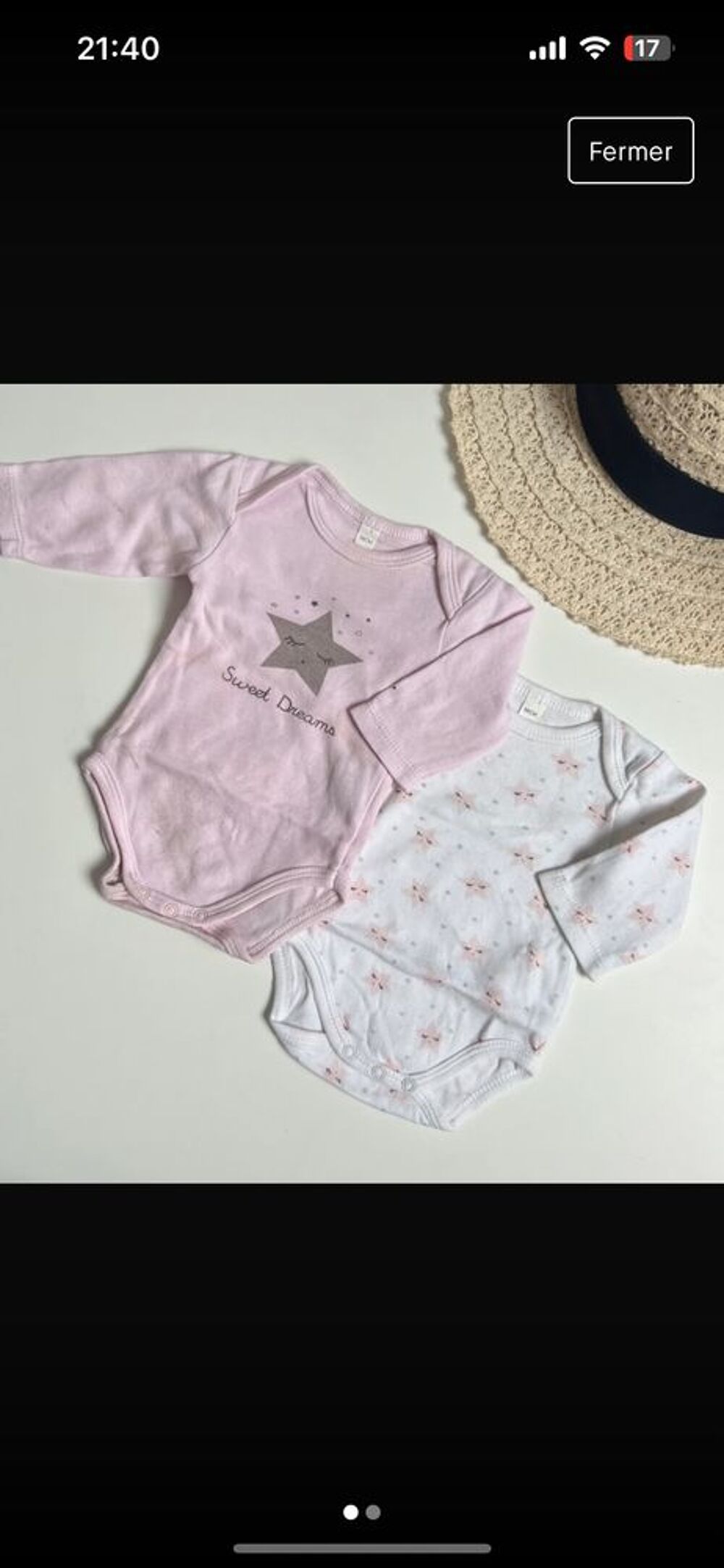 bodies T.1M Vêtements enfants