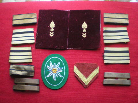 Epaulettes  confectionner - Galons en tissu et mtal. 9 Caen (14)