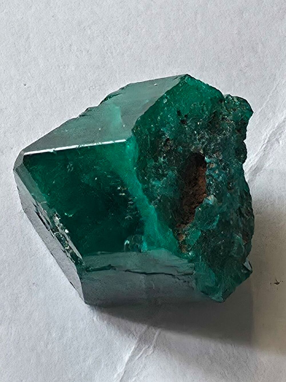 Superbe Dioptase Verte Emeraude du Katanga RDC 