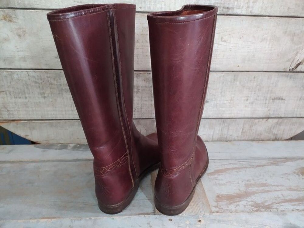 Bottes Camarguaises Cuir Cousue Goodyear 41-42
Chaussures