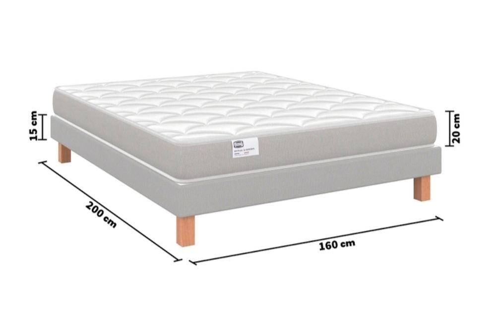 Matelas Neuf 160x200 et son Sommier Neuf 160&times;200 Meubles
