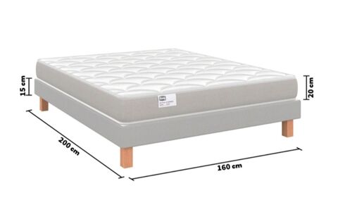 Matelas Neuf 160x200 et son Sommier Neuf 160200 998 Angoulme (16)