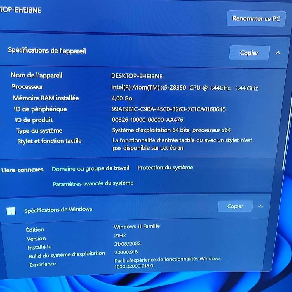 Mini Ordinateur Intel Pc Windows 11 Petit Matériel informatique