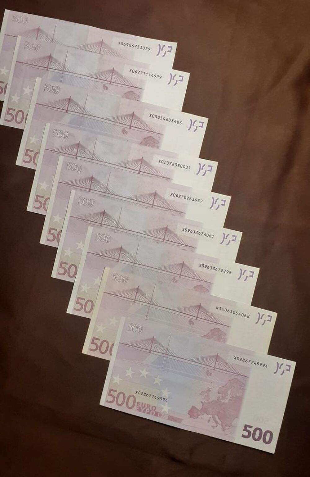 Billets 500 € etat collection 2002 