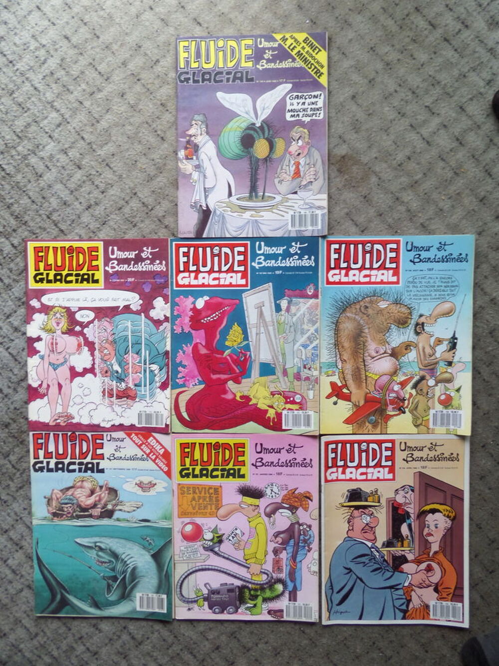 FLUIDE GLACIAL Livres et BD