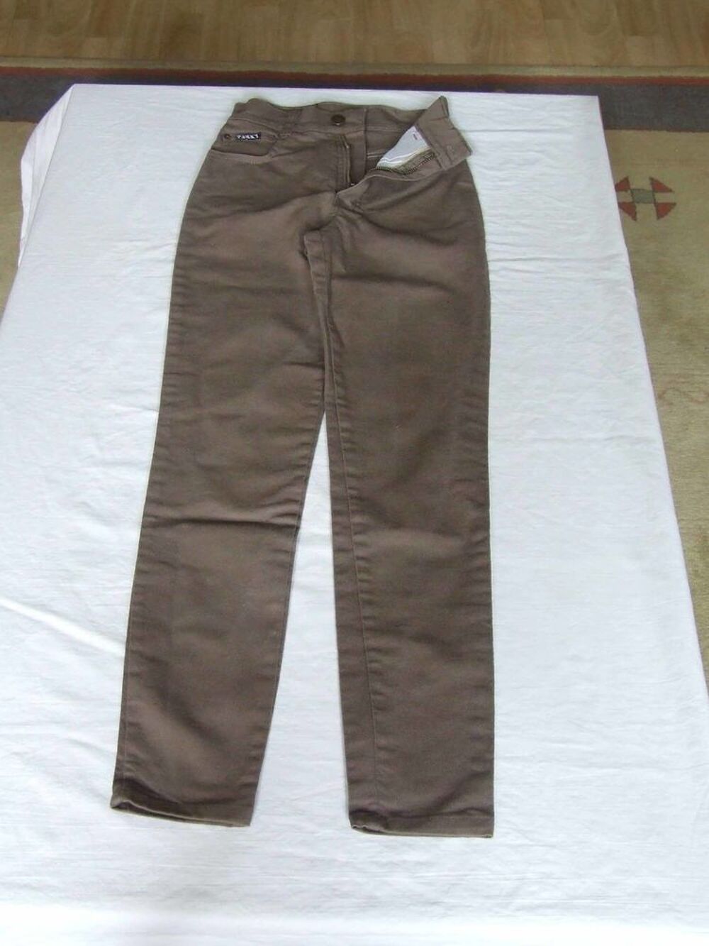 Pantalon slim, cigarette, TARK 1, Marron, Taille 0 (32) NEUF Vêtements
