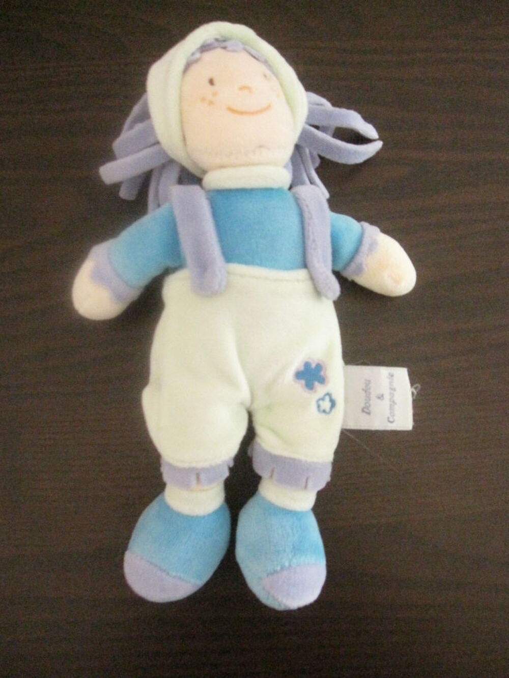 Poup&eacute;e doudou et compagnie gar&ccedil;on salopette Jeux / jouets