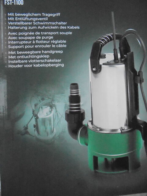 Pompe submersible pour eaux us�es neuve Le Thillot (88)