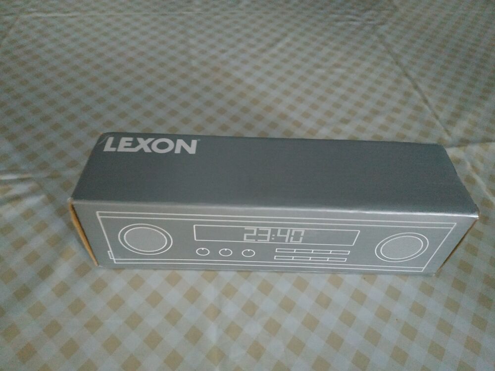 Radio-r&eacute;veil LEXON Num&eacute;rique Blanc avec Accessoires Audio et hifi