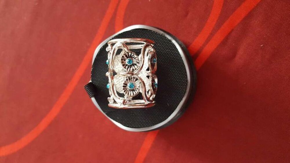  Bague vintage, tonneau stress bleus artisanale T 55 N&deg; 1320 Bijoux et montres