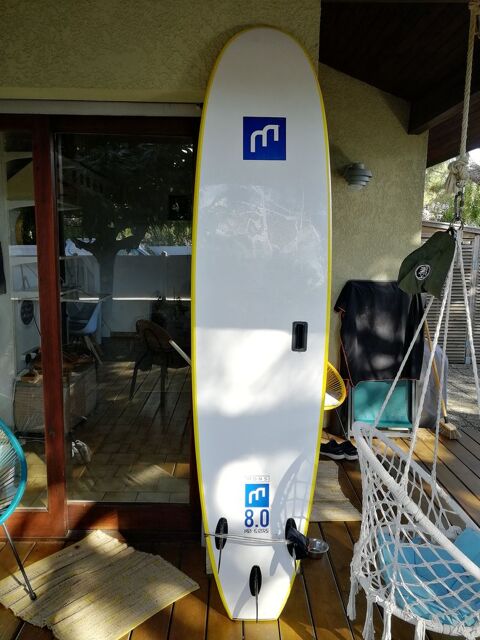 Surf board / planche - MDNS 8'0 HD Core Softboard + leash 120 Biscarrosse Plage (40)