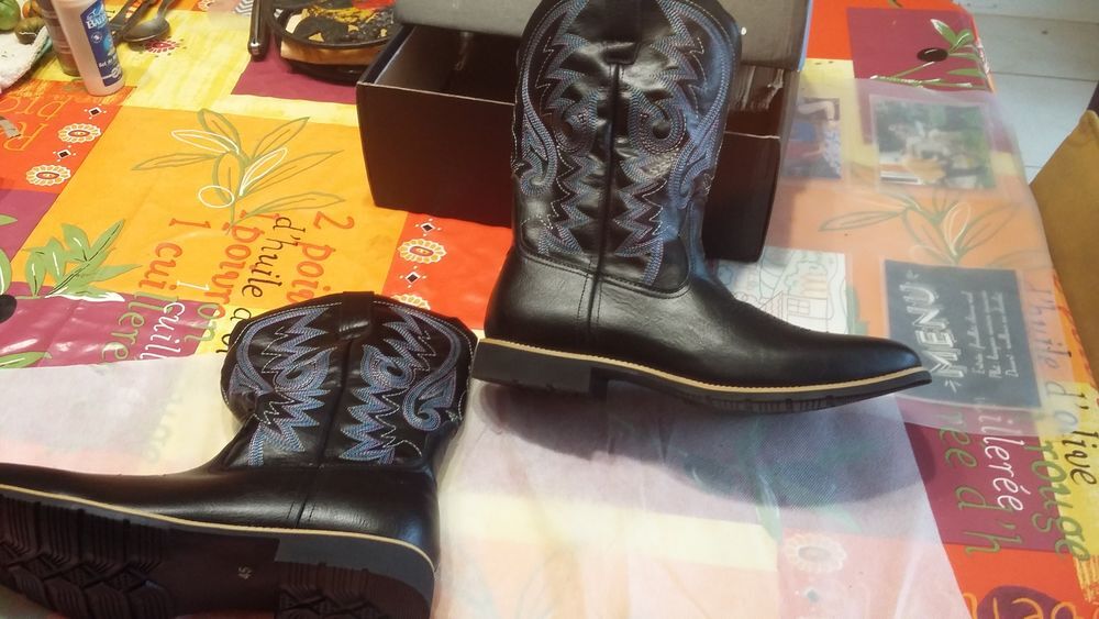 bottes de cowboy vintage neuves Chaussures
