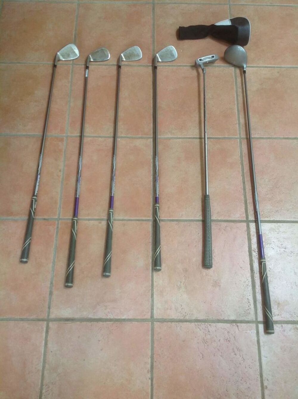 sac de golf + clubs Sports