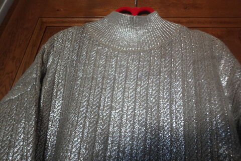 Salsa pull  col montant gris argent taille L,  40  44 neuf 39 Colmar (68)