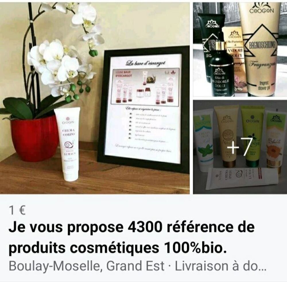 je vous propose plus de 4300 r&eacute;f&eacute;rences de produits cosm&eacute;tiques 100%bio. Maroquinerie