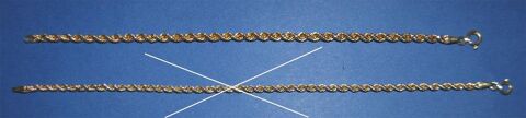 Bracelet maille torsade en or jaune 18 carats 120 Orlans (45)