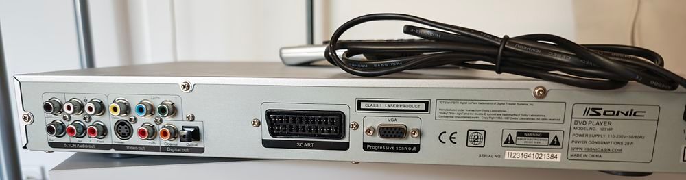 lecteur DVD SONIC Photos/Video/TV