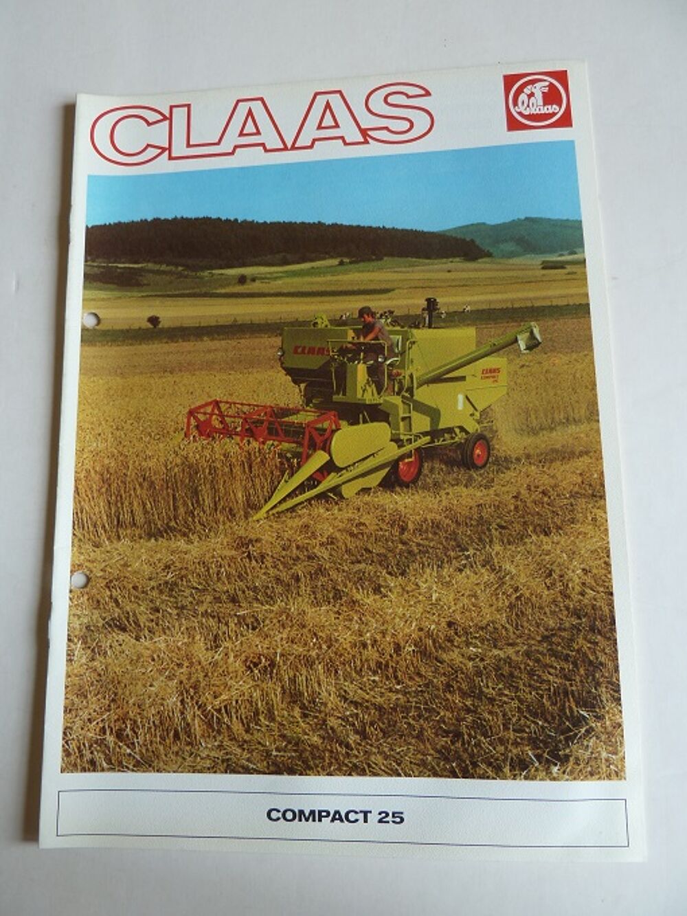 Prospectus moissonneuse CLAAS compact 25 
