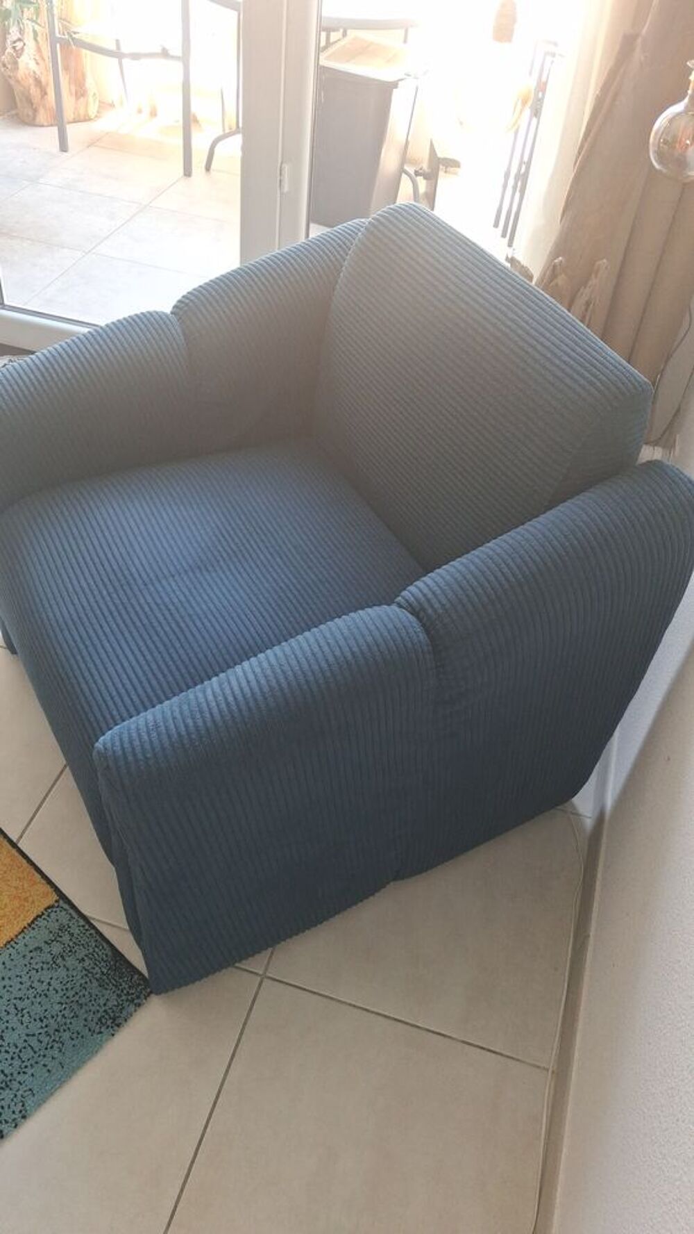 Fauteuil velours Meubles