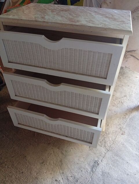 Commode blanche Jacou (34)