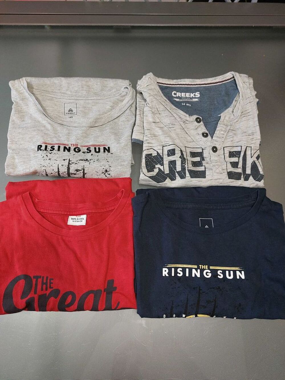 teeshirt gar&ccedil;on 14 ans Vêtements enfants