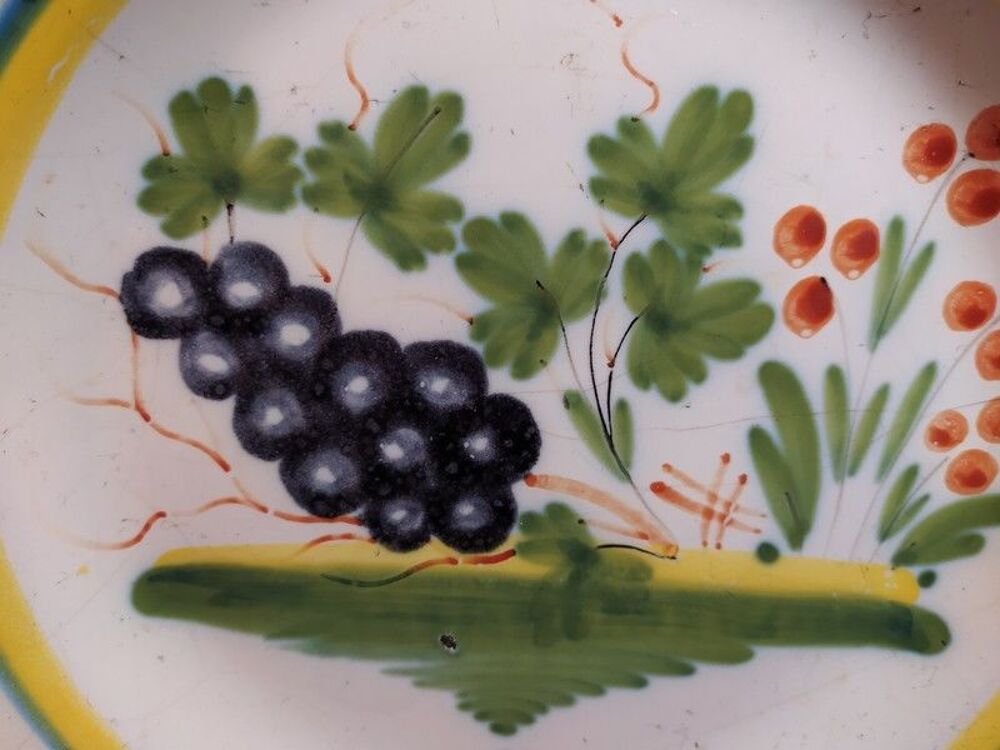 Assiette Fa&iuml;ence de l'Est WALY XVIIIe Décoration