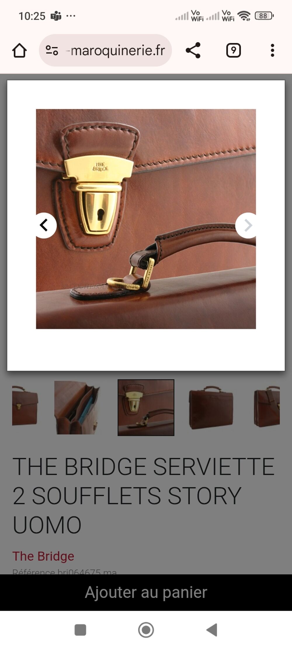 THE BRIDGE Serviette 2 soufflets STORY UOMO Maroquinerie
